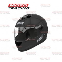 CASCO RS1 NEGRO BRILLANTE "XL" 62cm (HAWK)